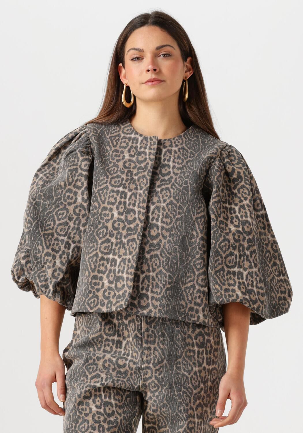 MINUS Dames Blazers Rana Short Jacket Bruin