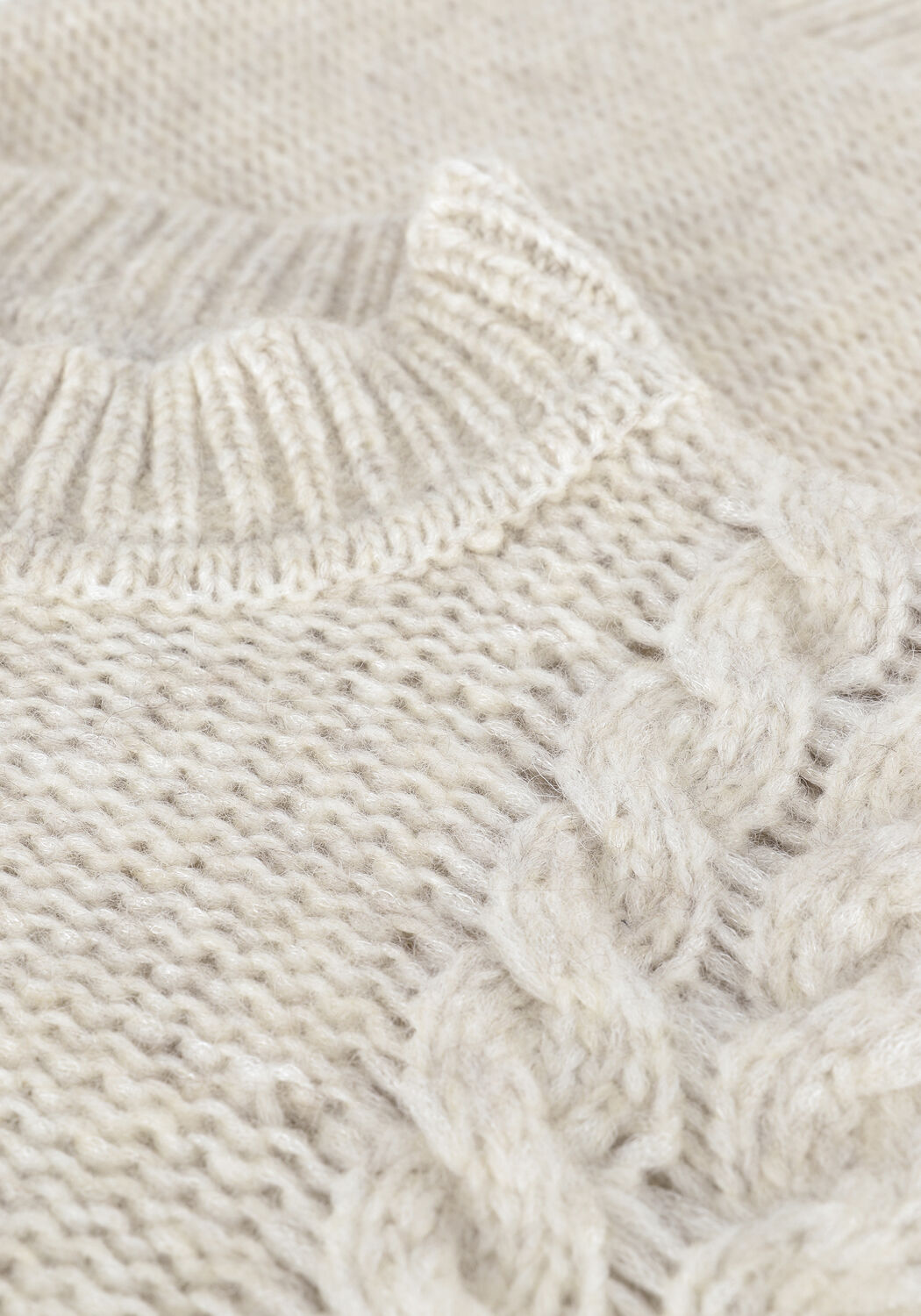 Ecru LEVETE ROOM Trui PARVIN 2 PULLOVER - large