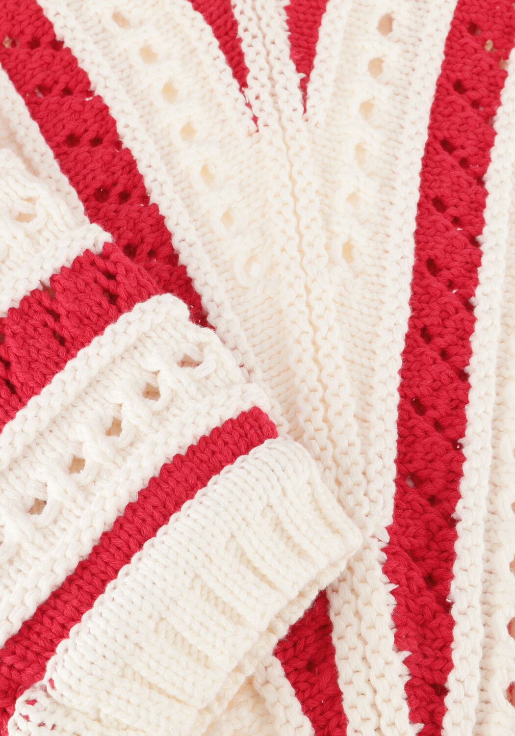 Rode CATWALK JUNKIE Trui AJOUR KNIT - large