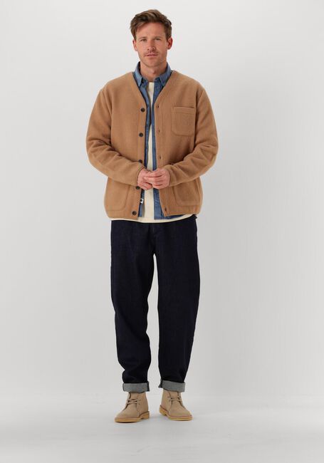 Blauwe ANERKJENDT Casual overhemd AKLEIF SOLID CORD SHIRT - large