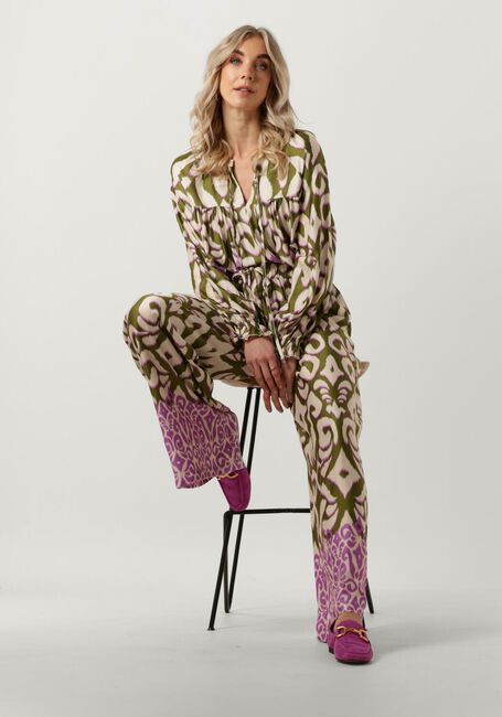 Groene AMAYA AMSTERDAM Wijde broek MILOU - large