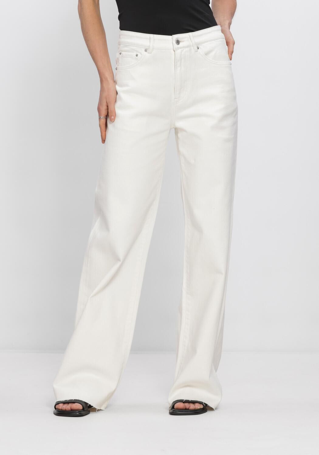 Witte CATWALK JUNKIE Wide jeans LOOSE FIT JEANS - large