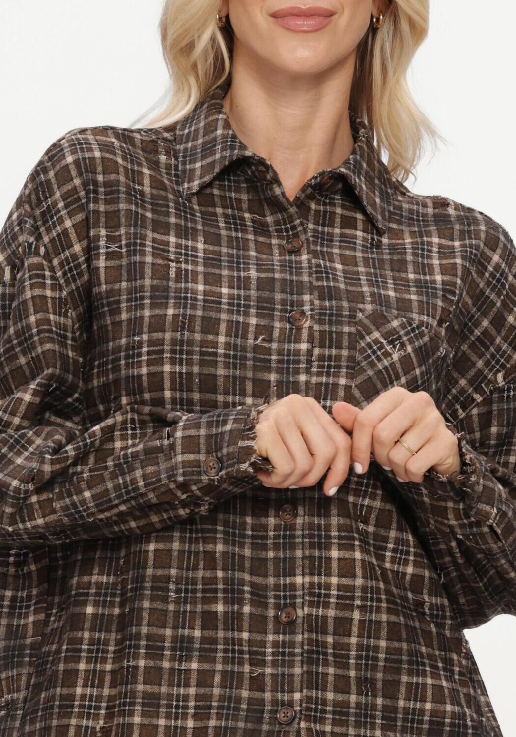 Bruine CIRCLE OF TRUST Blouses CARLY BLOUSE - large