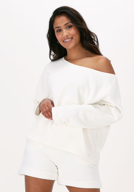 Witte LUNE ACTIVE Trui KATIE CREW - large