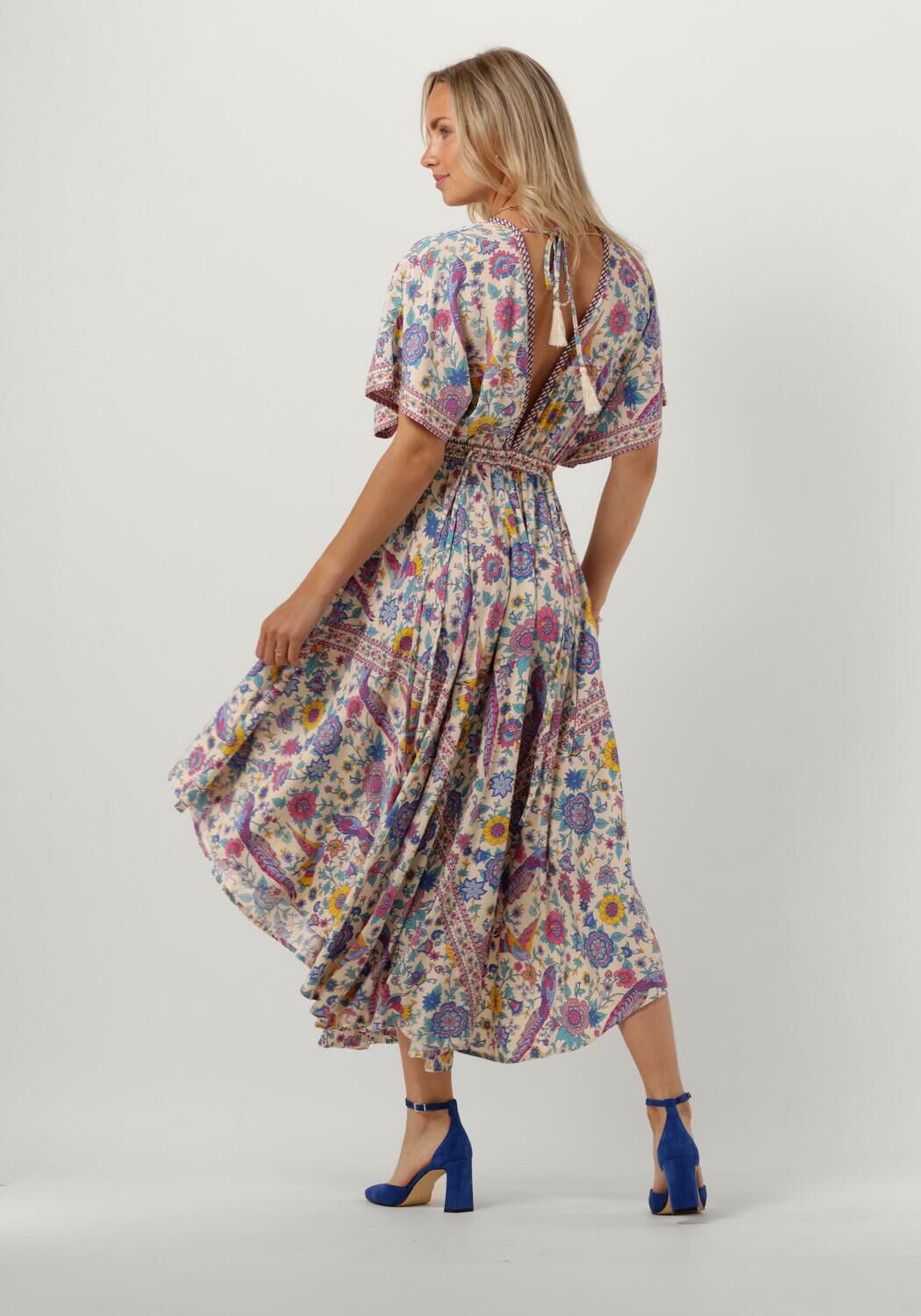 multi lollys laundry midi jurk nightingale dress
