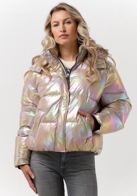 Ver weg Omringd Verstelbaar Zilveren SCOTCH & SODA Gewatteerde jas TECHNICAL PUFFER JACKET WITH  DETACHABLE HOOD | Omoda