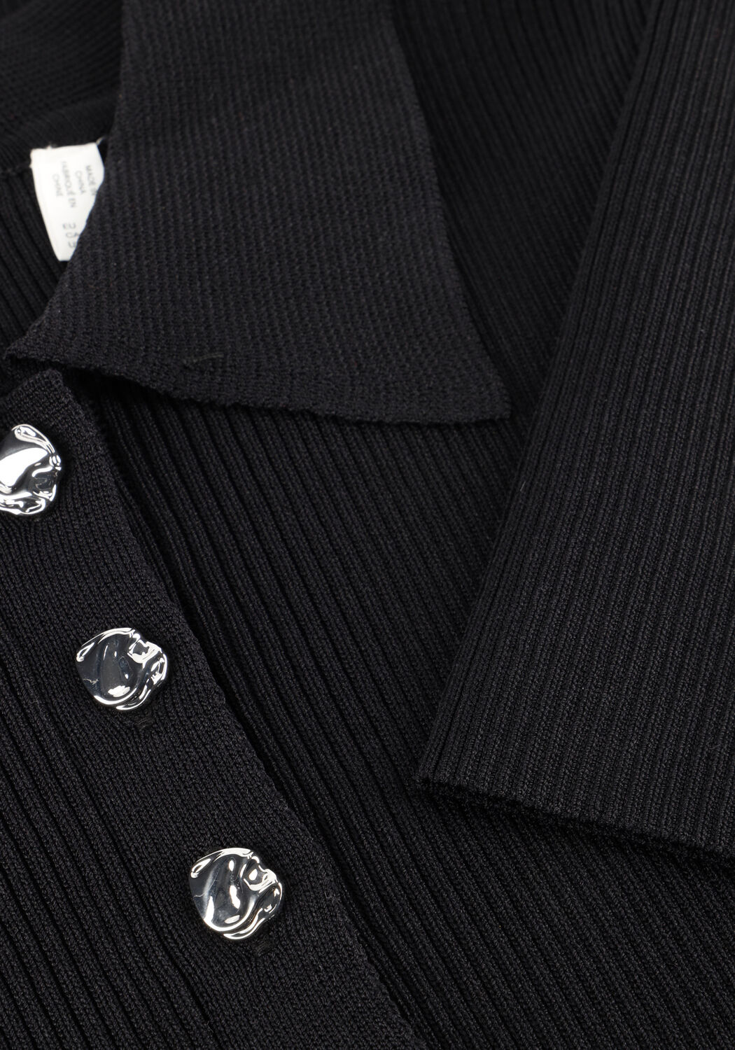 Zwarte Y.A.S. Midi jurk YASNAMA LS KNIT DRESS - large