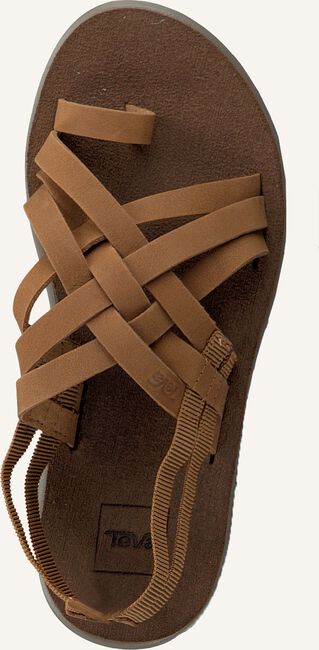 Cognac TEVA Platte sandalen W VOYA STRAPPY Cognac TEVA Platte sandalen W VOYA STRAPPY - large