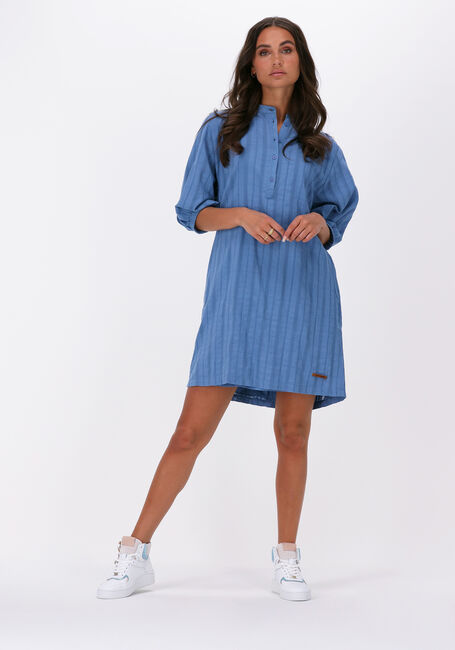 Blauwe MOSCOW Mini jurk JOLANDE - large
