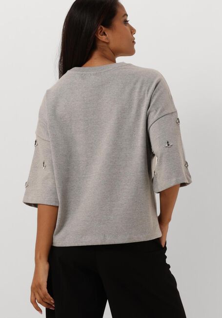 Witte SUMMUM T-shirt BOXY SWEATSHIRT EMBELLISHED SWEAT - large