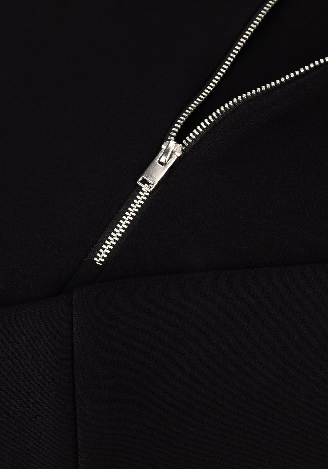 Zwarte SELECTED MEN Sweater SLHEMANUEL SOFT ZIP HIGH NECK SWEAT NOOS - large