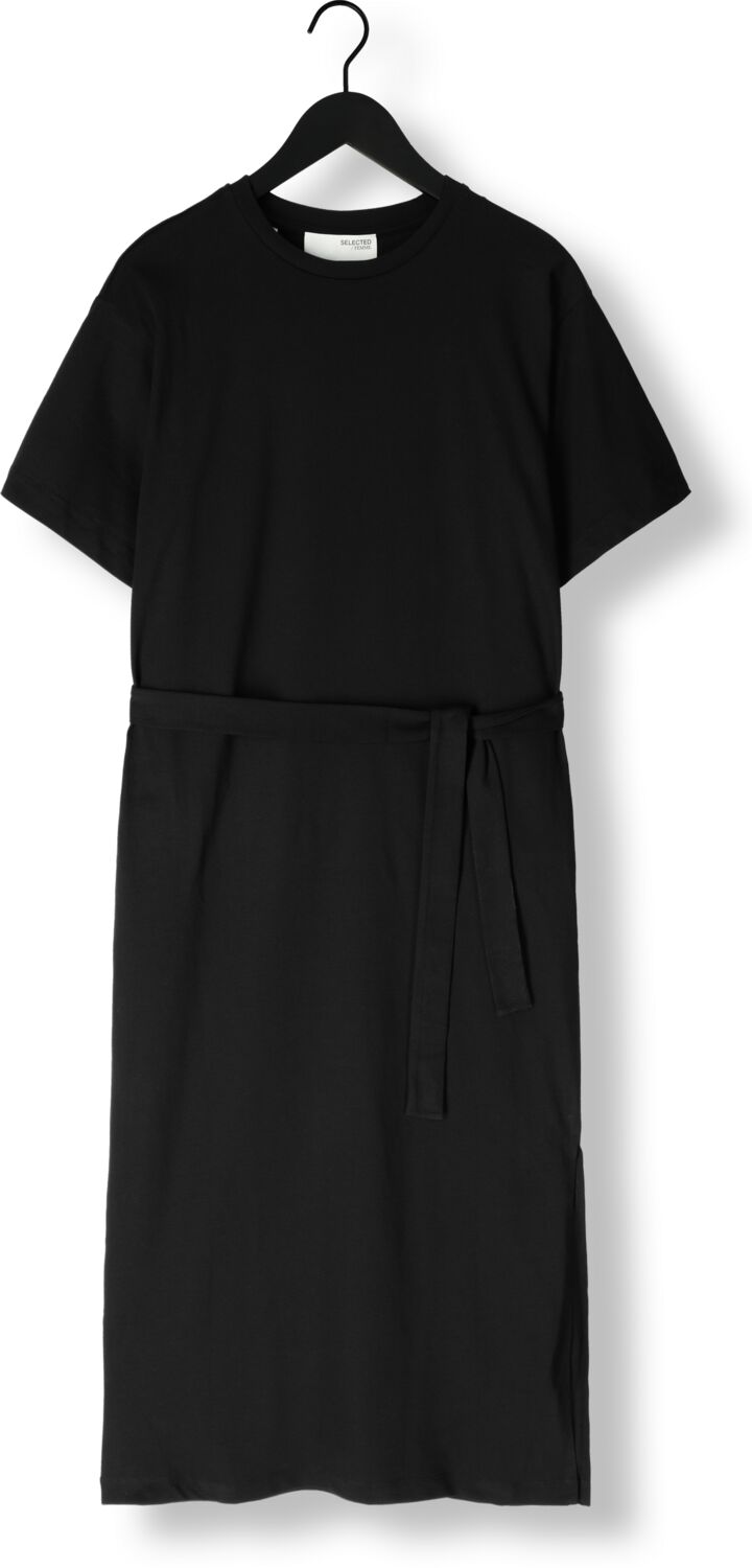 SELECTED FEMME Dames Jurken Slfessential Ss Pocket Ankle Dress Zwart