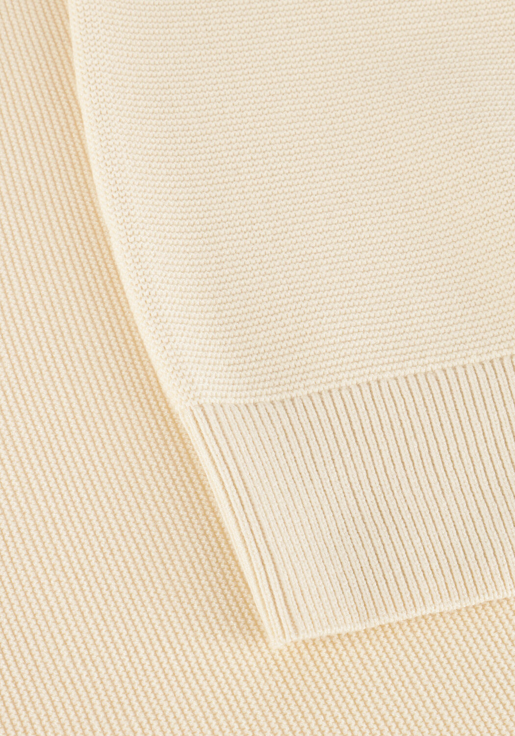 Ecru MSCH COPENHAGEN T-shirt MSCHTHAMIRA 2/4 PULLOVER - large