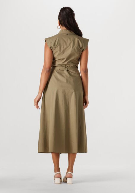 Khaki LIU JO Midi jurk 3.0 ABITO CHEMISIER S/M - large