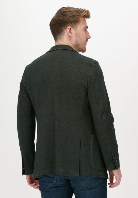 Donkergroene PROFUOMO Colberts JACKET KNITTED HO - large