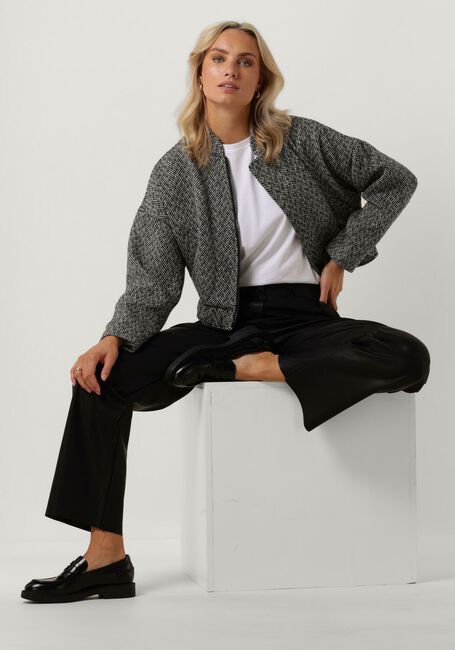 Zwarte CO'COUTURE Mantel TWEEDY JACKET - large