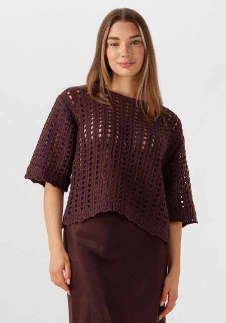 Paarse MSCH COPENHAGEN Trui MSCHFAIRYN 2 4 PULLOVER - large