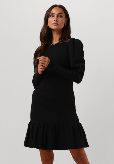 Zwarte Y.A.S. Mini jurk YASINES LS KNIT DRESS - large