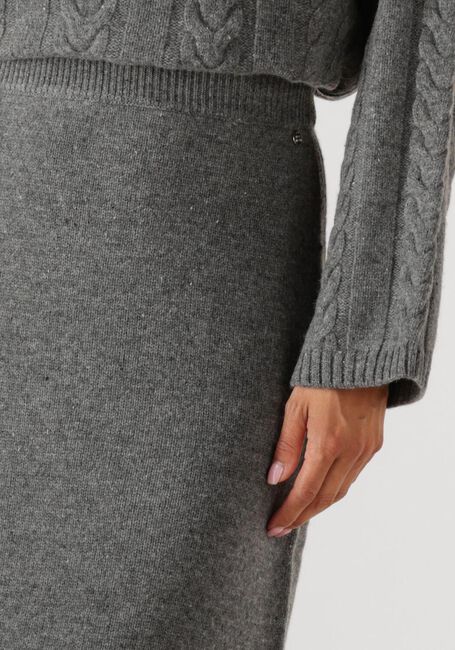 Grijze MOS MOSH Maxirok MMBRYNDIS KNIT SKIRT - large