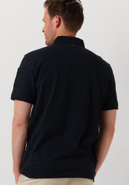 Blauwe PME LEGEND Polo SHORT SLEEVE POLO CARGO INJECTED BLOCK - large
