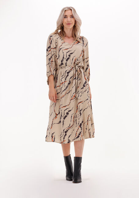 Beige MINUS Midi jurk LUVANA DRESS - large