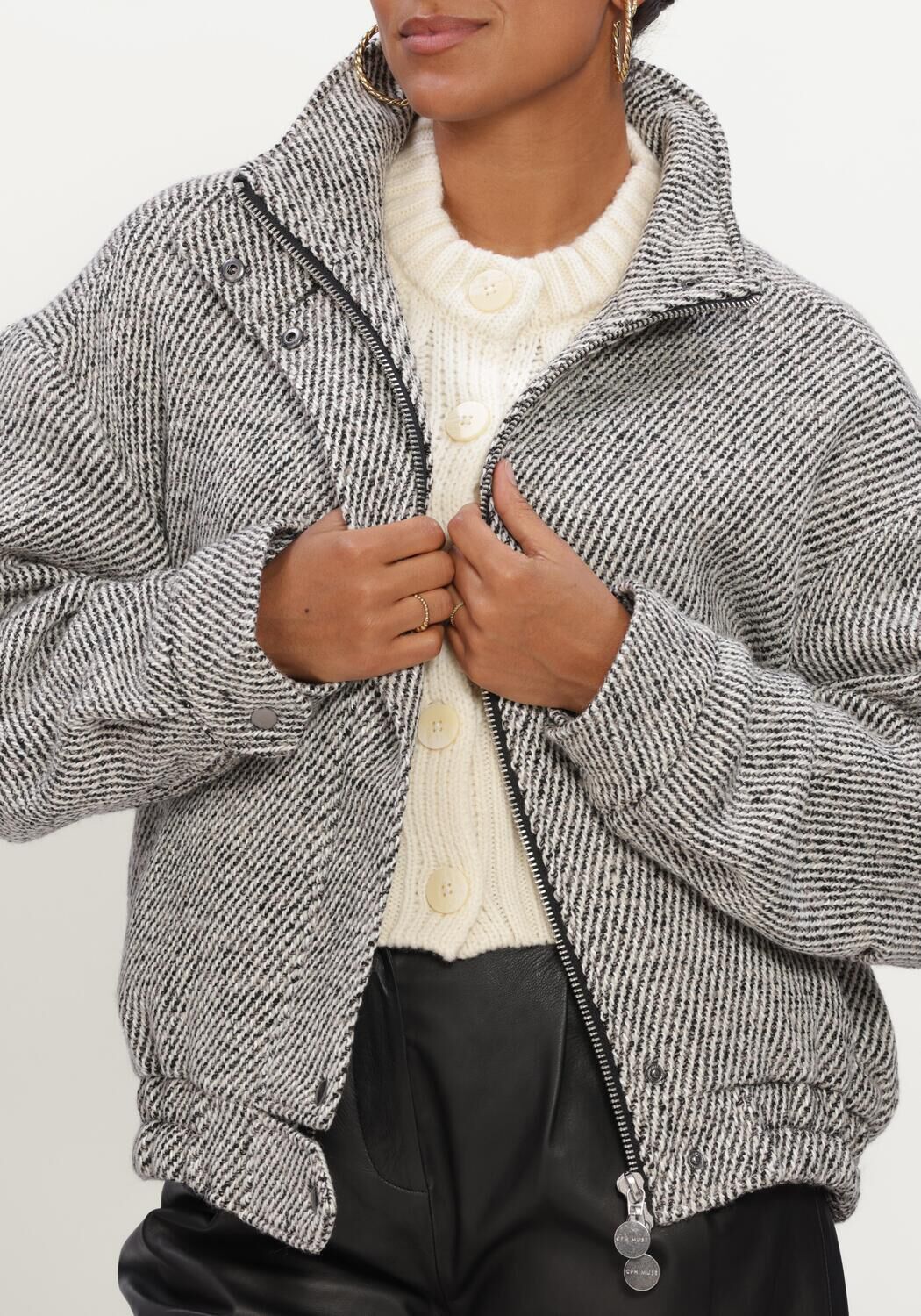 COPENHAGEN MUSE Dames Jassen Cmchelsea-jacket Grijs