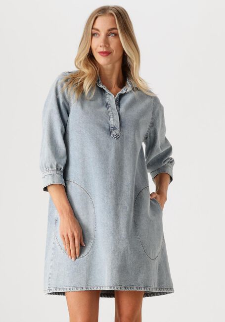 Blauwe BY-BAR Mini jurk FLYNT DENIM DRESS - large