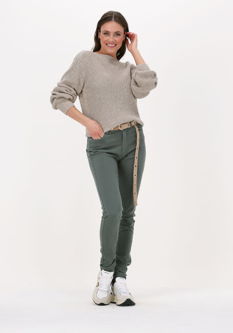 Grijze SIMPLE Trui KNITTED SWEATER SOLIS STRUC - large