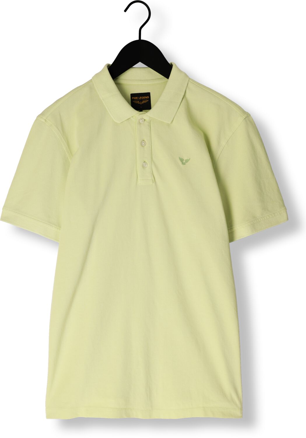 PME LEGEND Heren Polo's & T-shirts Short Sleeve Polo Pique Garment Dye Groen