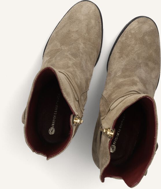 Taupe FRED DE LA BRETONIERE Enkellaarsjes GIA STELLA Taupe FRED DE LA BRETONIERE Enkellaarsjes GIA STELLA - large