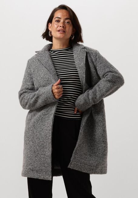 Grijze NUKUS Mantel MAE COAT BOUCLE - large