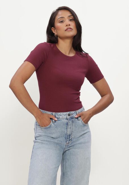 Bordeaux MODSTR&Ouml;M Top IGORMD SHORT T-SHIRT - large