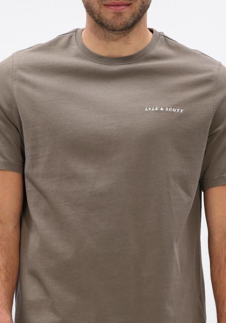 Taupe LYLE & SCOTT T-shirt SCRIPT T-SHIRT - large