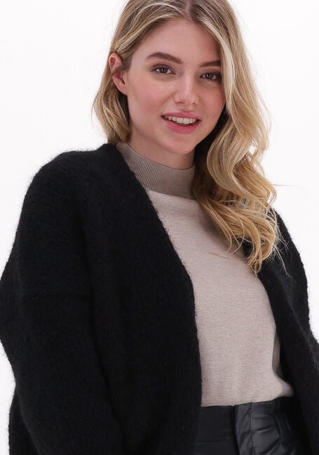 Zwarte KNIT-TED Vest BECKY CARDIGAN - large