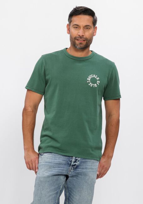 Groene BUTCHER OF BLUE T-shirt ARMY CIRCLE TEE - large