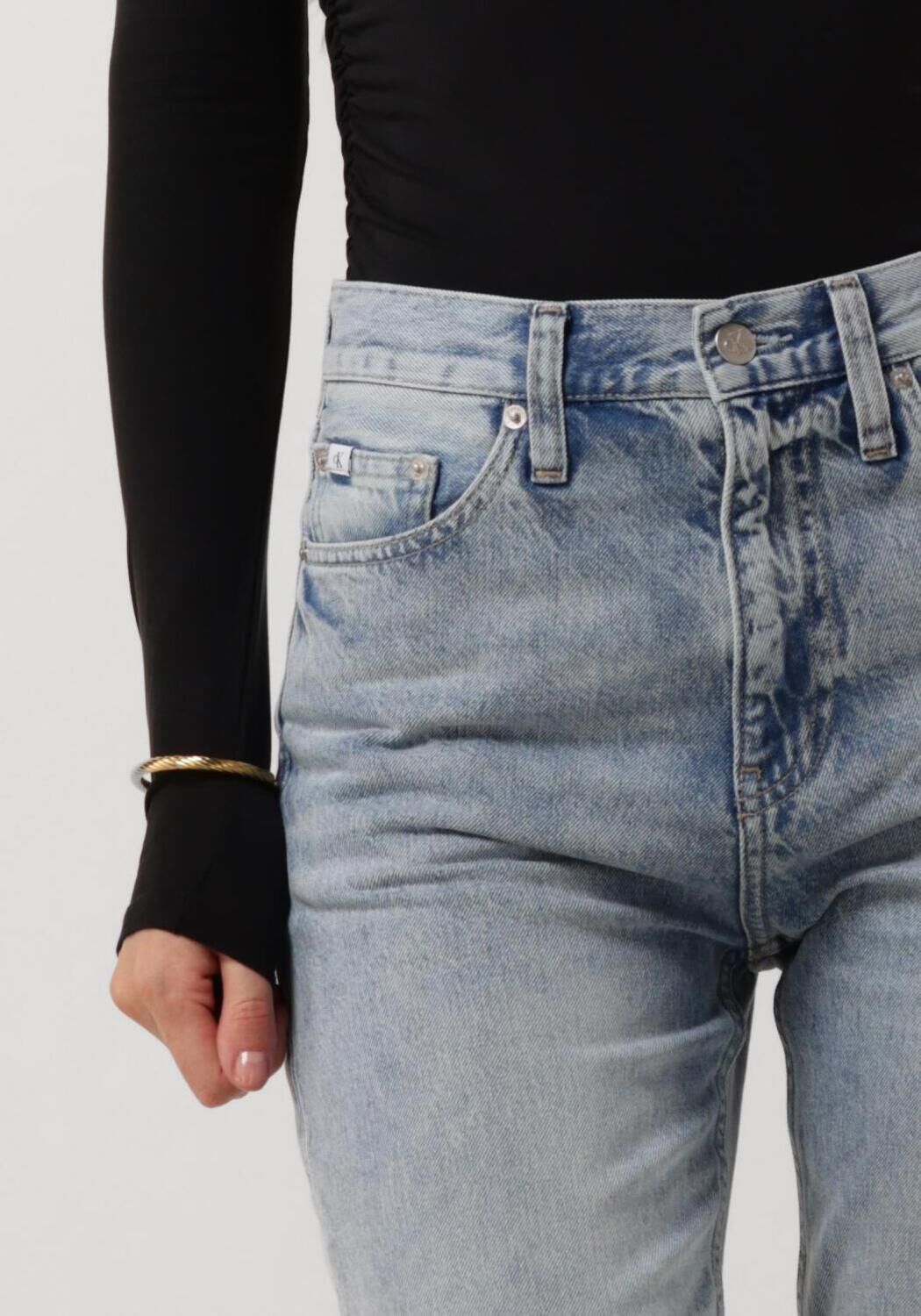 CALVIN KLEIN Dames Jeans Authentic Bootcut Lichtblauw