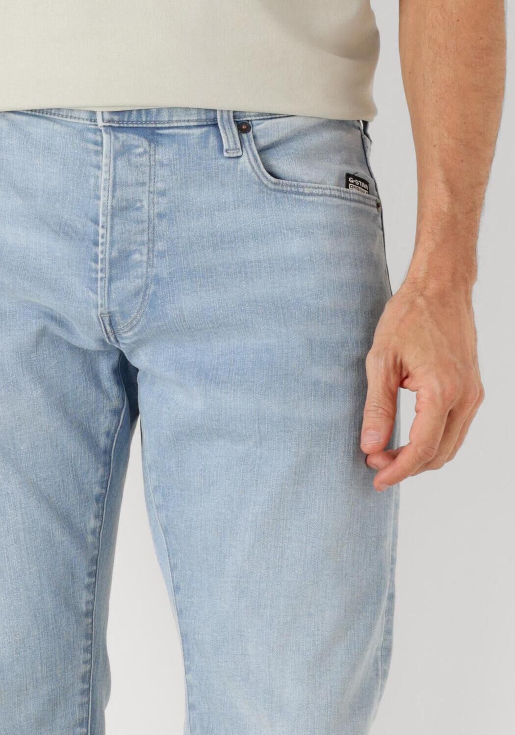 G-STAR RAW Heren Jeans 3301 Slim Lichtblauw
