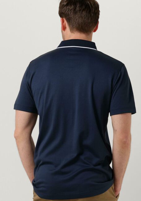 Donkerblauwe SELECTED HOMME Polo SLHLEROY COOLMAX SS POLO B - large