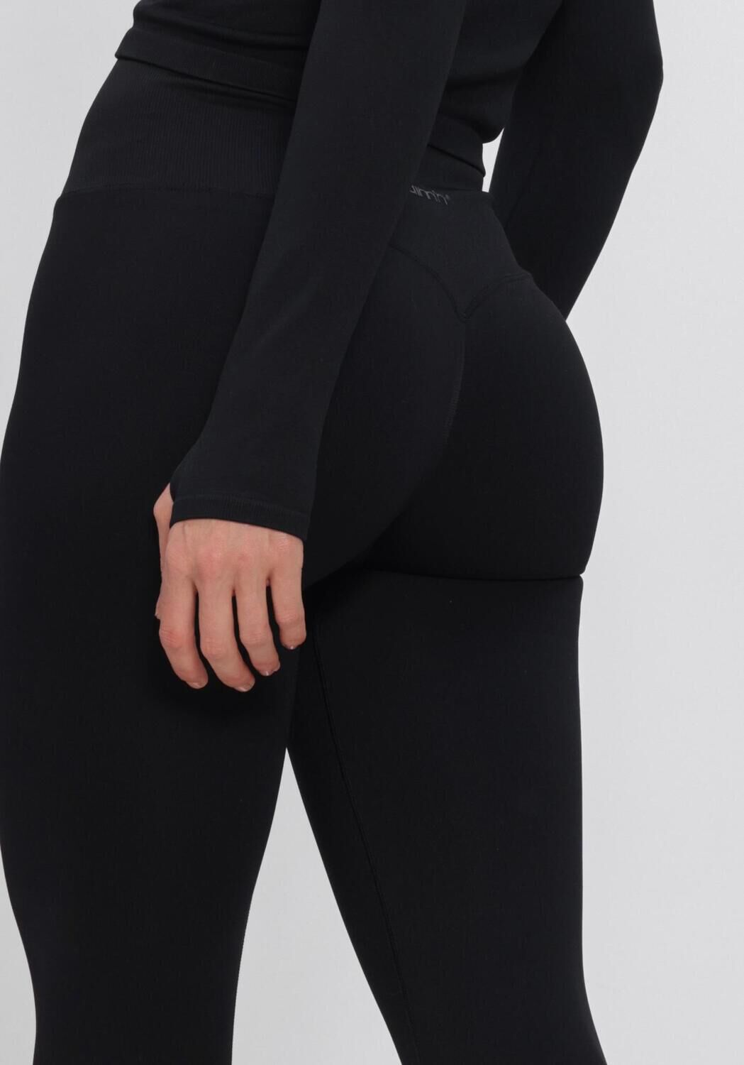 Zwarte AIM'N Legging SHAPE SEAMLESS TIGHTS - large