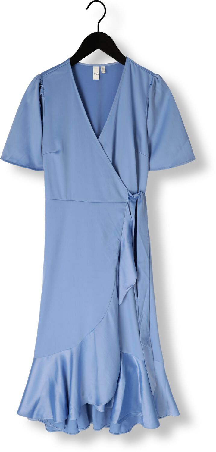 Y.A.S. Dames Jurken Yasthea Midi Wrap Dress Lichtblauw