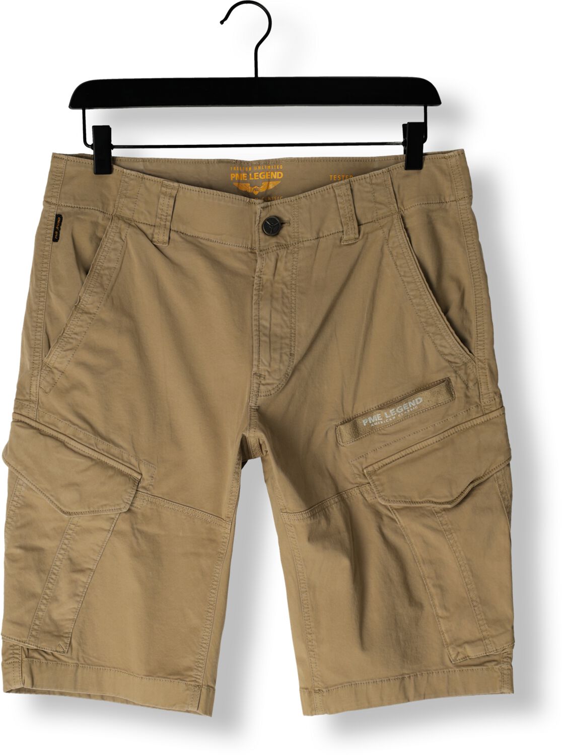 PME LEGEND Heren Broeken Nordrop Cargo Shorts Khaki