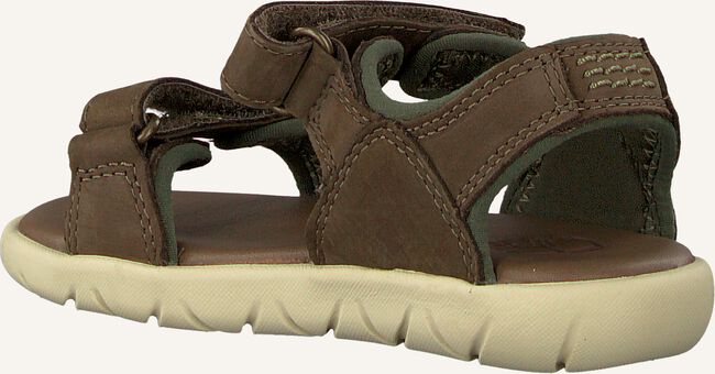 Bruine TIMBERLAND Platte sandalen NUBBLE SANDAL LTHR 2 STRAP Bruine TIMBERLAND Platte sandalen NUBBLE SANDAL LTHR 2 STRAP - large