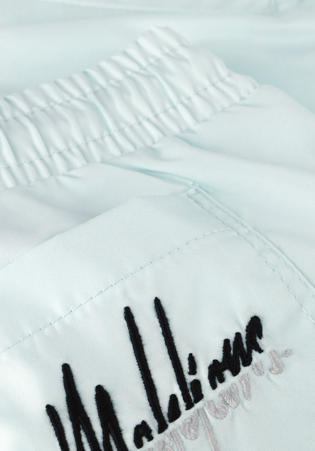 Lichtblauwe MALELIONS Zwembroeken SPLIT SWIM SHORTS - large