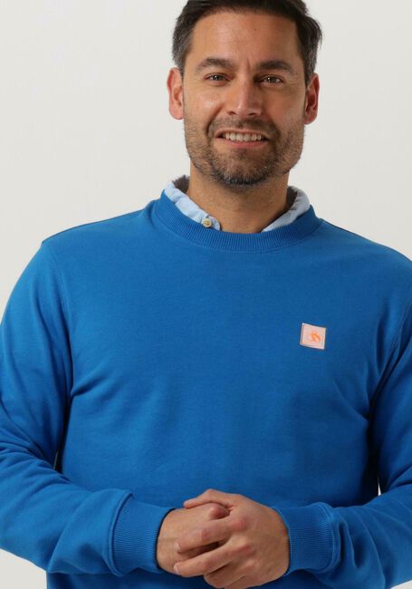Blauwe SCOTCH & SODA Sweater CLASSIC ESSENTIAL CREWNECK SWEATSHIRT - large