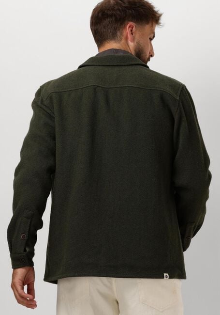 Donkergroene ANERKJENDT Overshirt AKHANKY HEAVY TWILL OVERSHIRT - large