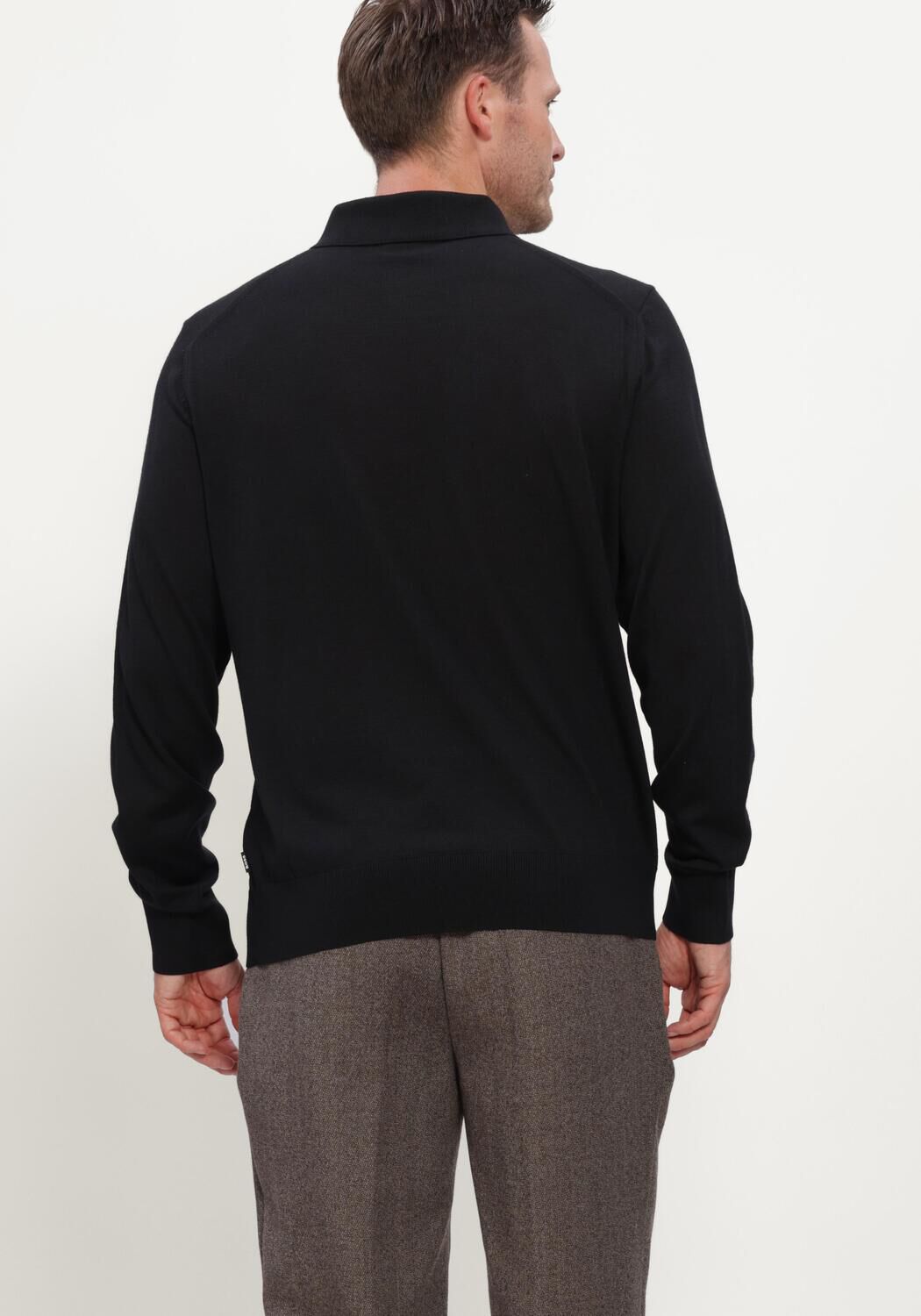 BOSS BLACK Heren Truien & Vesten H-lancione Zwart