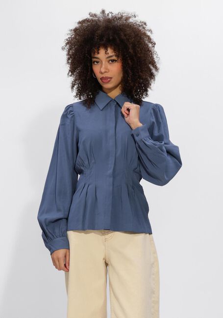 Blauwe MSCH COPENHAGEN Top MSCHELSA ASANA SHIRT - large