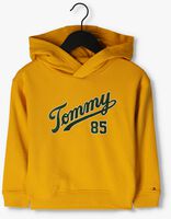 Gele TOMMY HILFIGER Sweater TH COLLEGE 85 HOODIE - medium