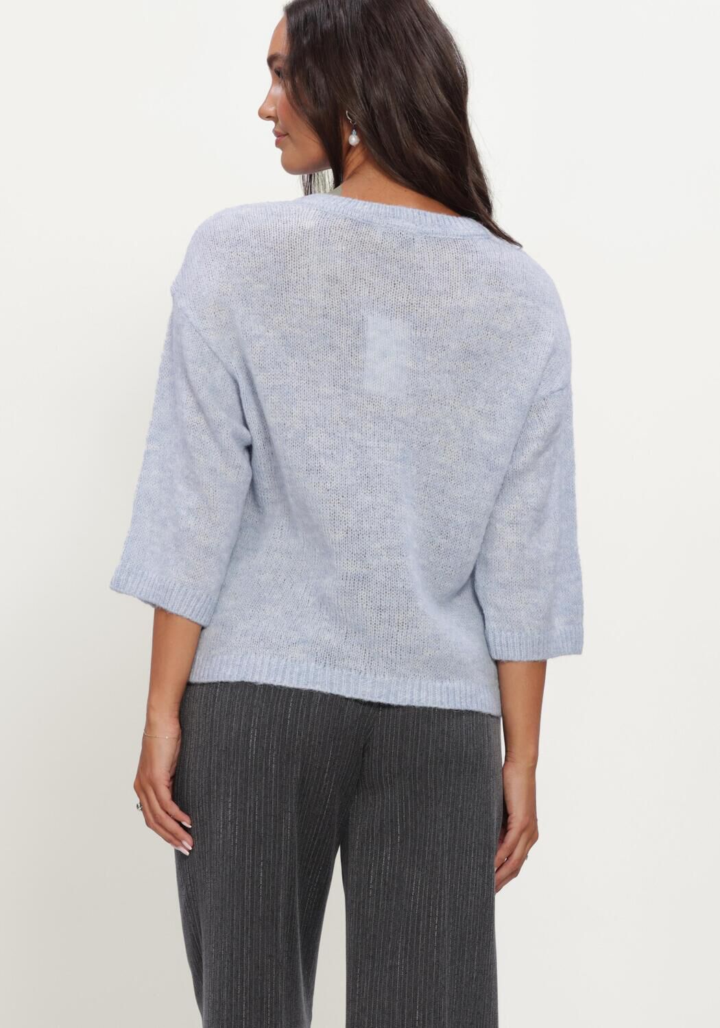 Blauwe MODSTR&Ouml;M Truien/vesten BAILORMD CARDIGAN - large