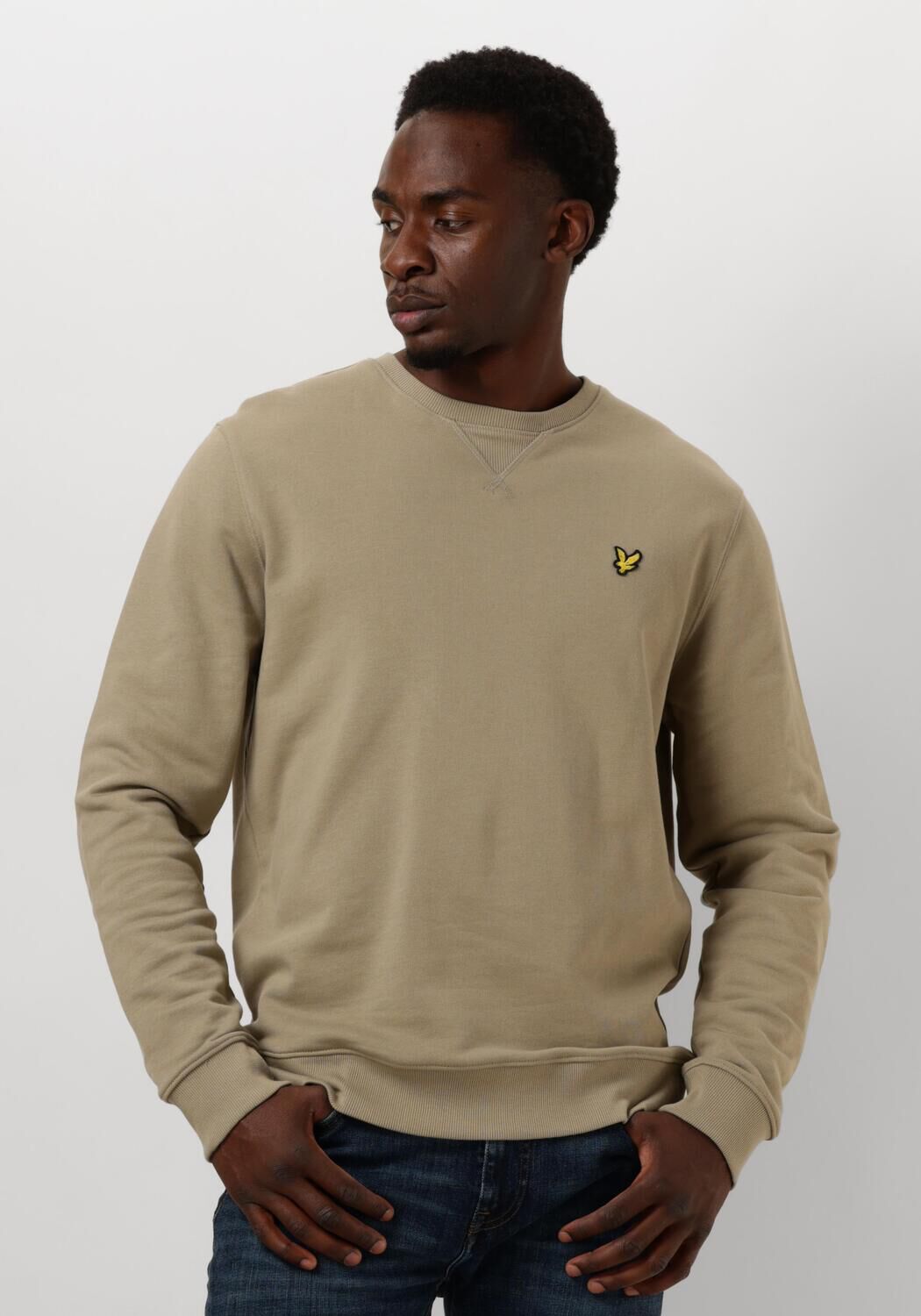 Lyle & Scott Klassieke Logo Sweatshirt Alle Seizoenen Green Heren